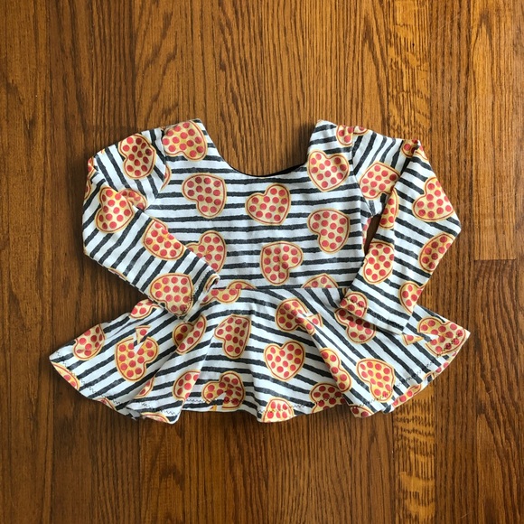 To Lottie With Love pizza peplum - Picture 1 of 1